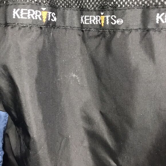 Kerrits Hooded Riding Jacket Waterproof Vents Pockets Blue Rain Coat Size Small - Picture 15 of 16
